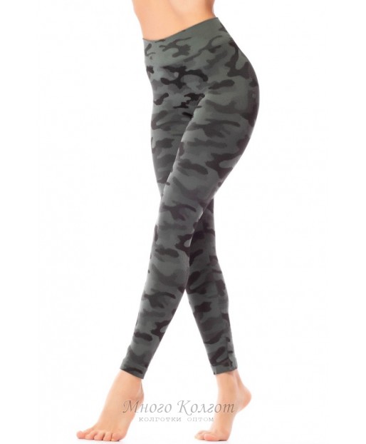 Бесшовные леггинсы Giulia Leggings Military
